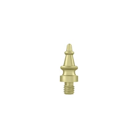 Deltana Steeple Tip; Unlacquered Bright Brass Finish CHST3-UNL